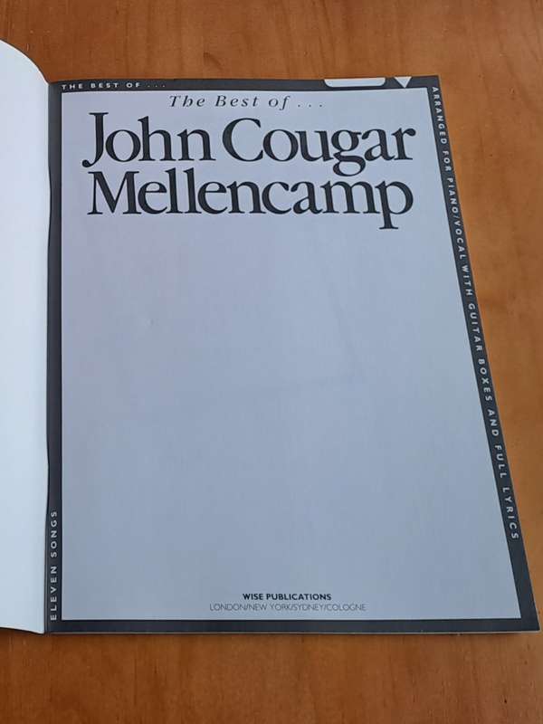 The best of  John Cougar Mellencamp - by John Cougar - 1988