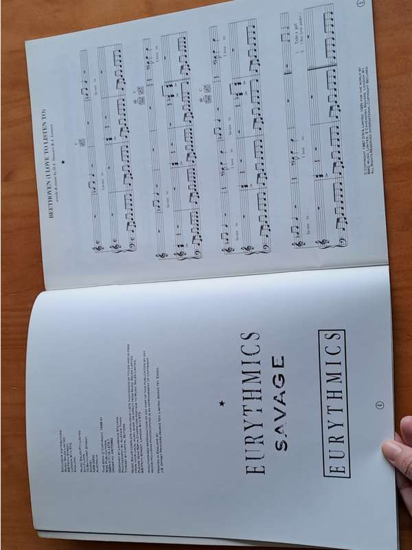 Savage: Songs by  - Eurythmics - 1988