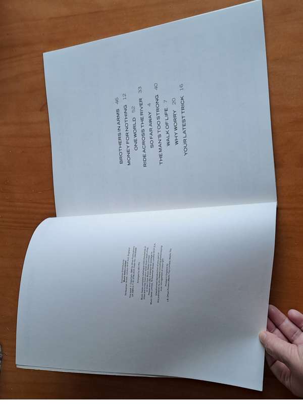 Dire Straits -  Brother in Arms -  Piano, voix, guitar - 2000