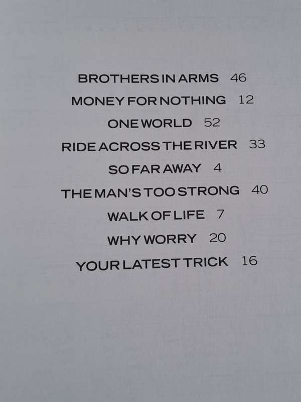 Dire Straits -  Brother in Arms -  Piano, voix, guitar - 2000