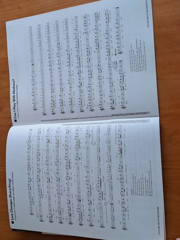 Topline -  Book Three - 1988 -  30 - Melody line arrangements with chord symbols and full lyrics