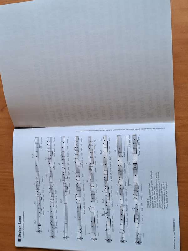 Topline -  Book Three - 1988 -  30 - Melody line arrangements with chord symbols and full lyrics