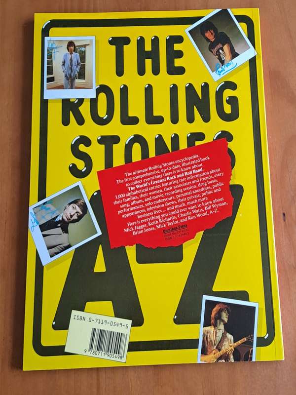 The Rolling Stones A-Z - by Sue Weiner, Lisa Howard - 1984