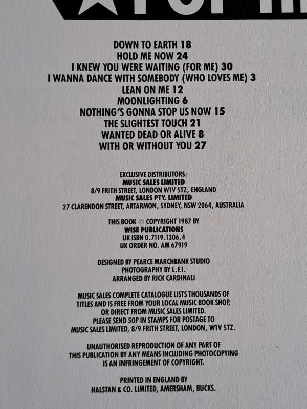 Pop hits 6  - 1987