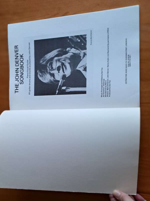 The John Denver songbook - 1971 (?)