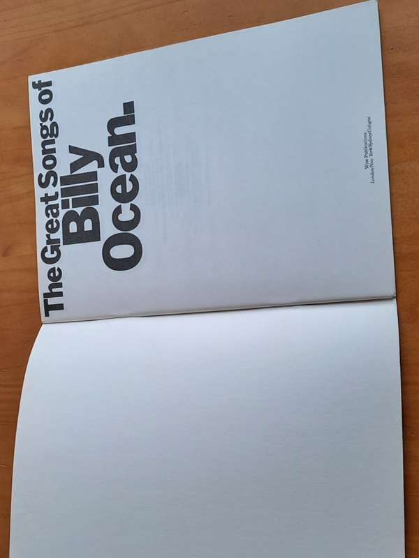 The great songs of Billy Ocean. 1986