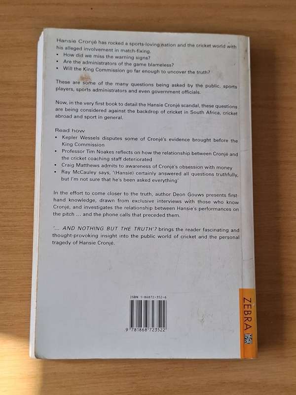 Deon Gouws with introduction by Francis Pienaar - ...And Nothing But the Truth? -  Softcover - p216