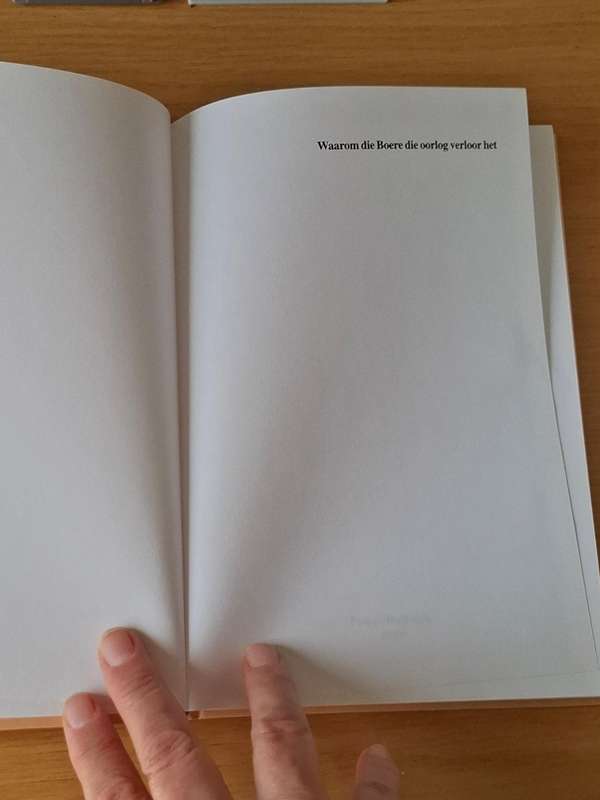 Leopold Scholtz - Waarom die boere die oorlog verloor het -  Hardcover - p260