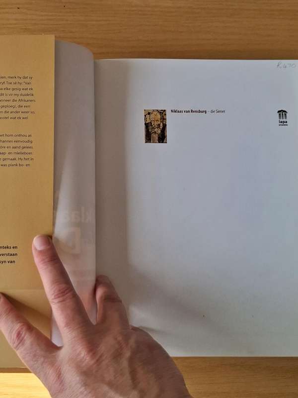 A.W.G Raath - Niklaas Van Rensburg: Die Siener -  Softcover - p432