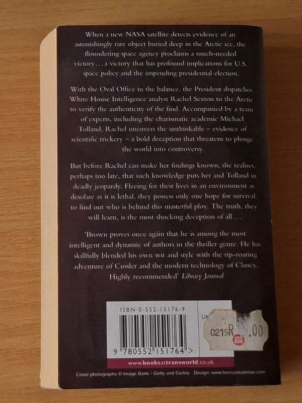 Dan Brown -  Deception point -  Softcover - p585
