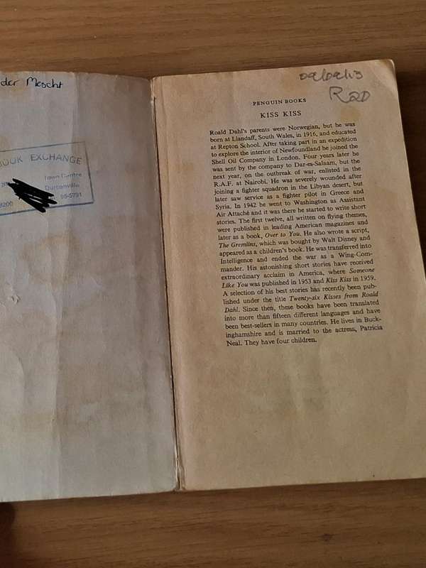 Roald Dahl -  Kiss Kiss - Softcover - p 232