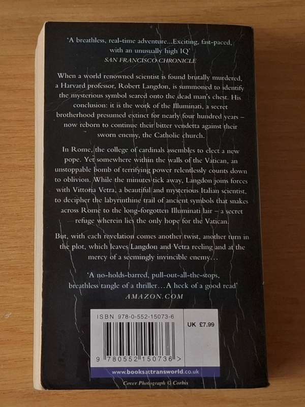Dan Brown -  Angels and Demons -  Softcover - p620