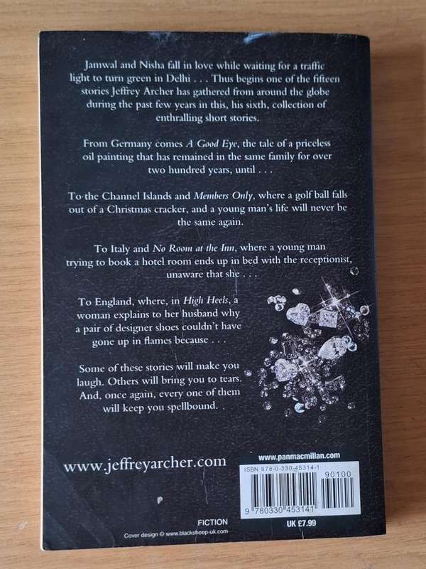 Jeffery Archer -  and thereby hangs a tale -  Softcover -p289
