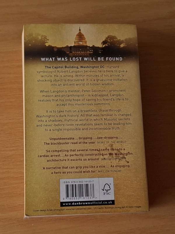 Dan Brown -  The lost symbol -  Softcover - p670