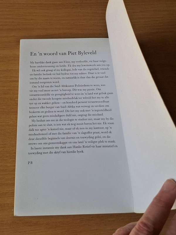Hanlie Retief - Byleveld: Dossier van 'n baaspeurder -  p272