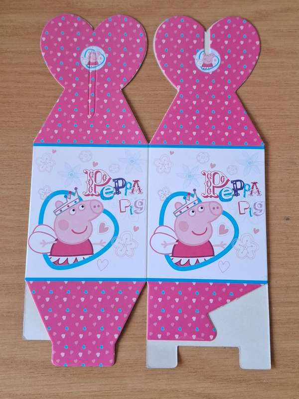 4 piece Peppa Pig folding boxes