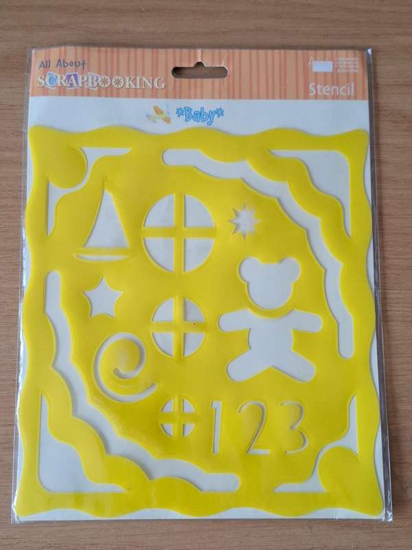 Scrapbooking stencil