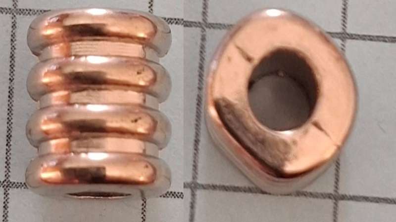 Silver tone Connector -  each