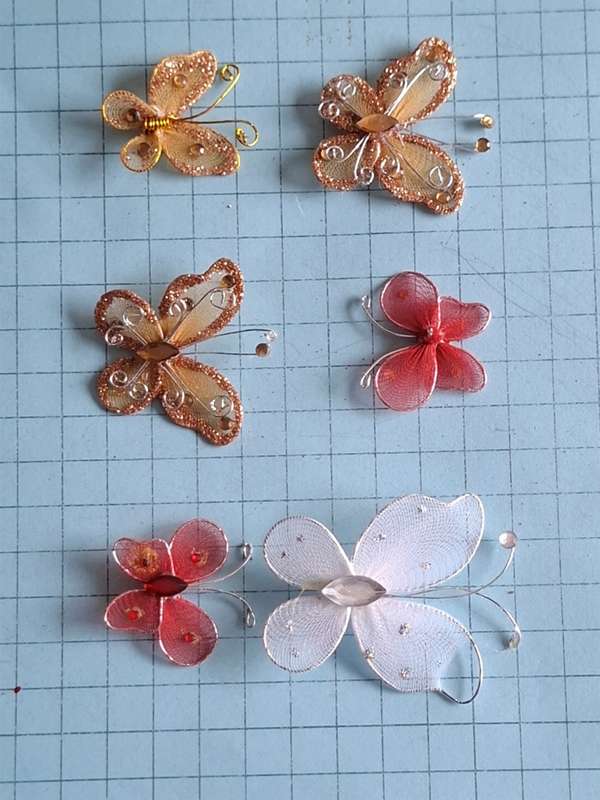 Set of 6 Butterflies