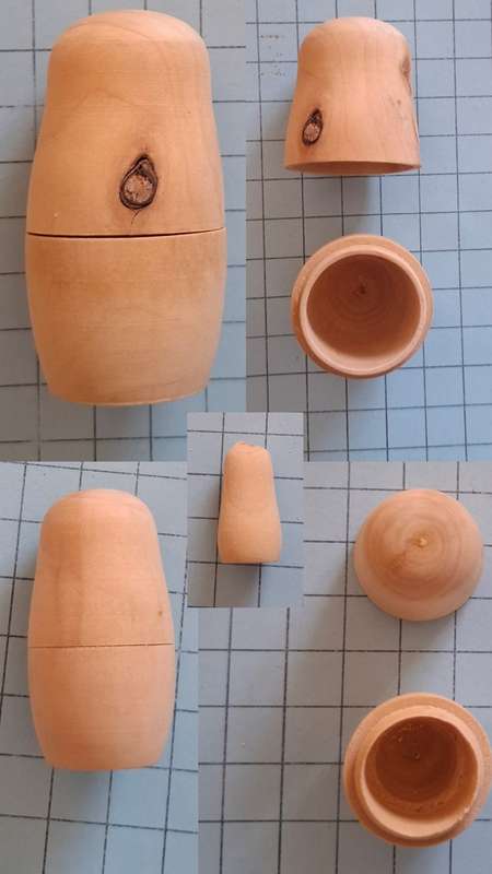 5 Piece Nesting Dolls