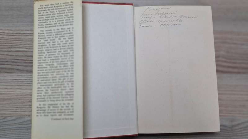 Rasputin - R.J. Minney - Hardcover + dustcover - p.256  -  As per photos