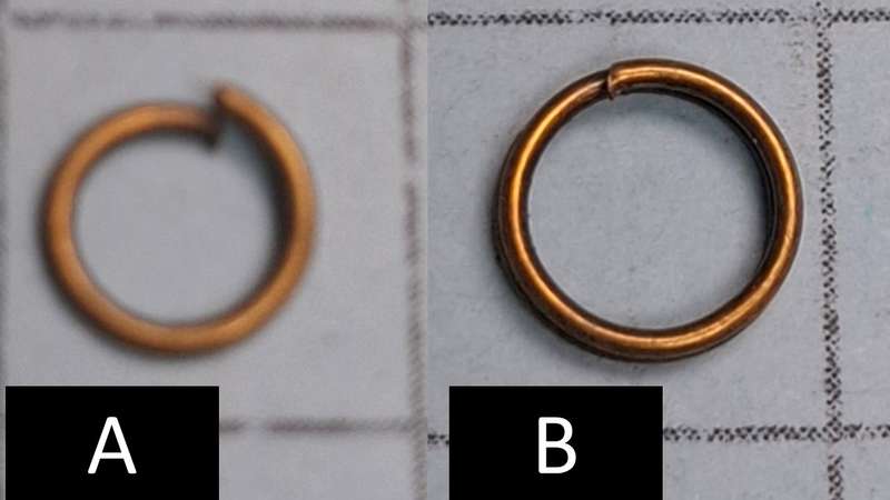 A -  Split Rings -  Bronze - 6mm -  Each
