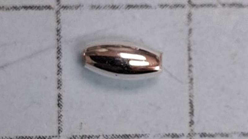 Silver tone  seed bead -  each