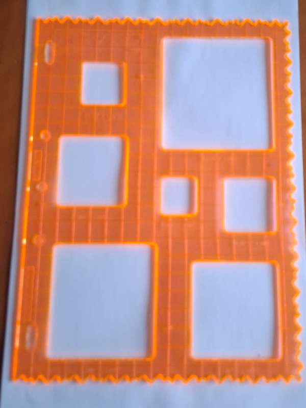 Fiskars ® Stencil -  squares