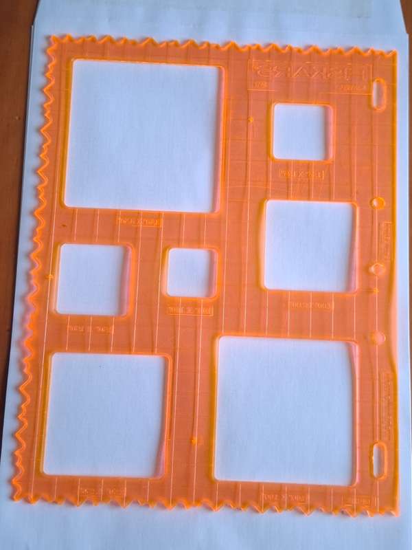 Fiskars ® Stencil -  squares