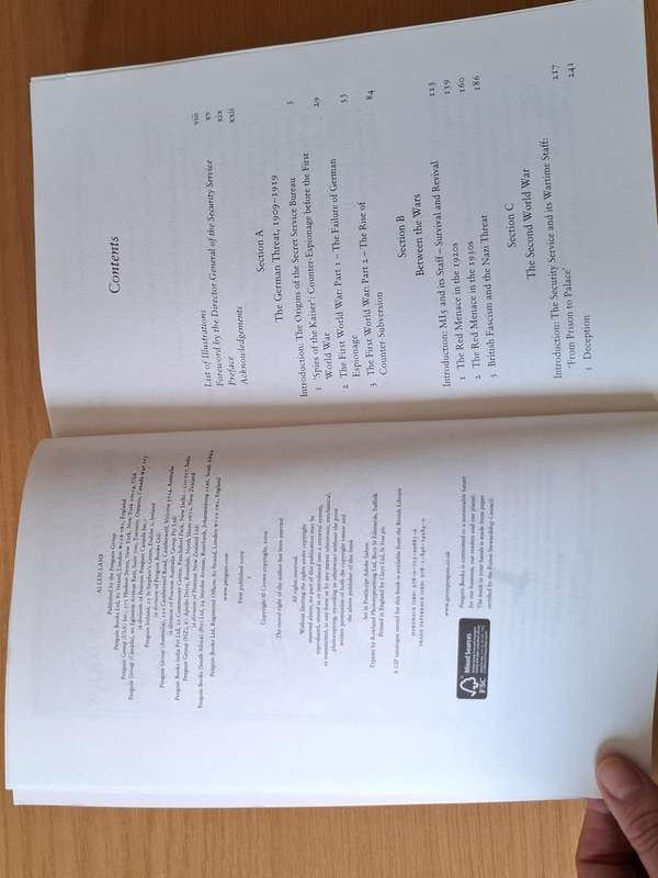 Christopher Andrew - The Defence of the Realm: The Authorized History of MI5 -  p 1088