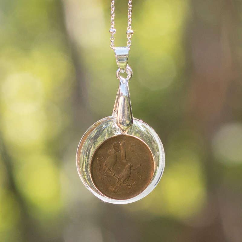 Drakara Frequency Healing Jewelry: 1988 1c SA coint
