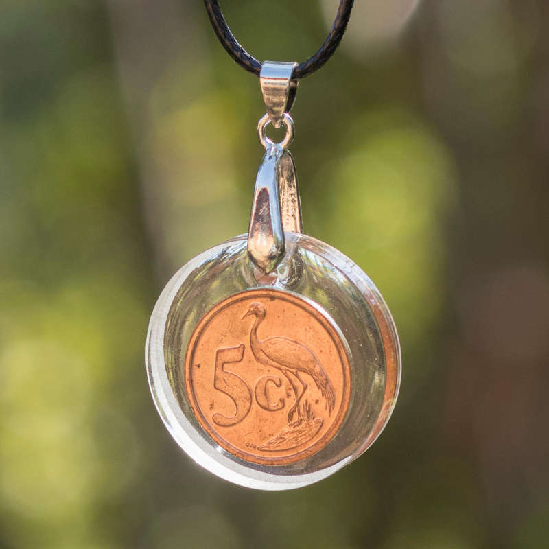 Drakara Frequency Healing Jewelry: 2004 5c coin