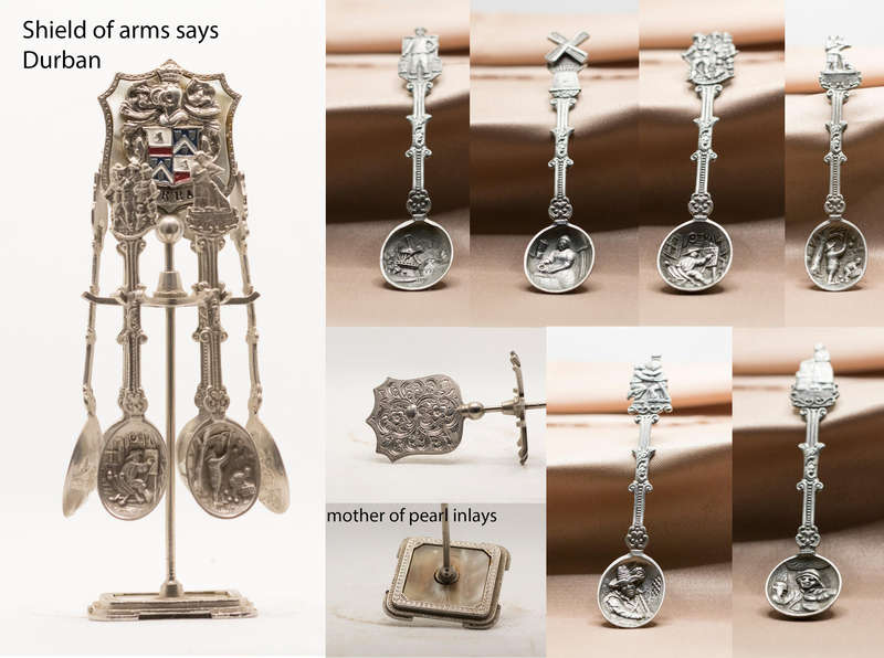 VINTAGE DURBAN TEASPOON COLLECTORS SET