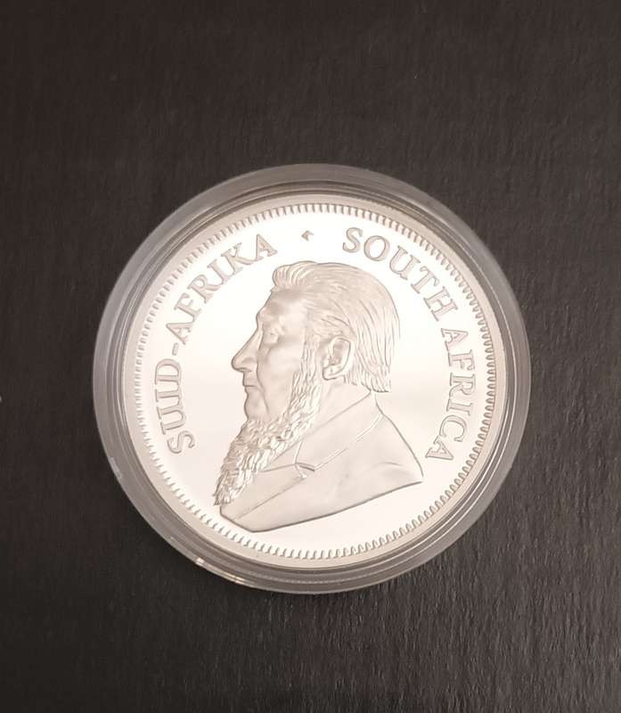 2022 2OZ PROOF SILVER KRUGERRAND COIN [COA] [BOX]