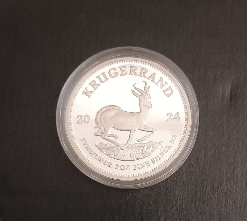 2024 2OZ PROOF SILVER KRUGERRAND COIN [COA] [BOX]