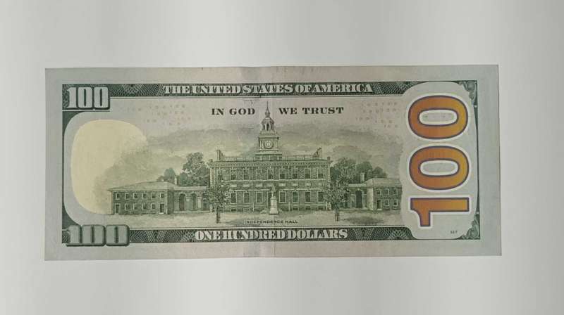 CURRENT UNITED STATES 100 DOLLAR BANKNOTE SERIAL NO. LB41799531H