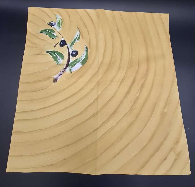 Hand Painted Cotton Napkins x 6 by Carole Nevin - Vibrant Colours