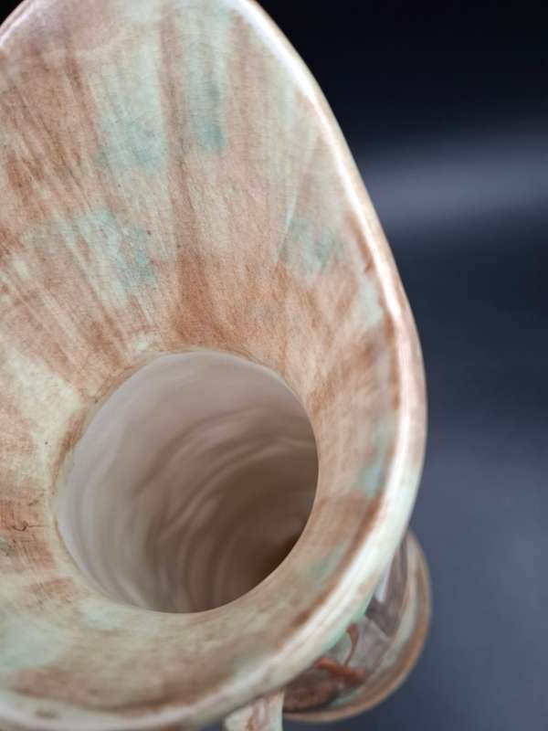 Vintage Hand Painted Burslem Jug / Ewer - Great Condition - 28cm high - H.G Wood Ltd, England