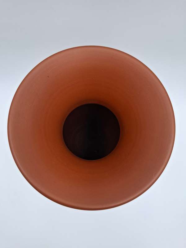 Vintage Mid Century Handmade West German Pottery vase with sgrafitto detail - excellent condition