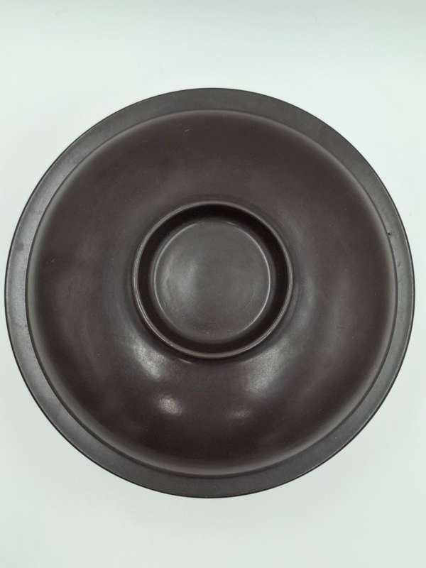 Mid Century Chocolate Colour Casserole Dish with Lid - great condition