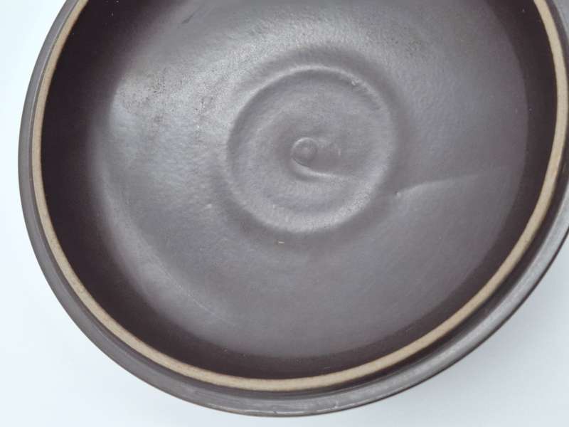 Mid Century Chocolate Colour Casserole Dish with Lid - great condition