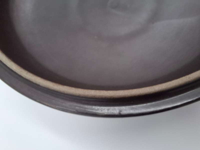 Mid Century Chocolate Colour Casserole Dish with Lid - great condition