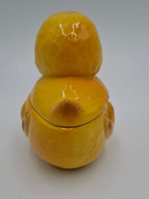 VERY RARE ! Vintage Yellow Goebel Duck Figurine Trinket Dish/Bowl - made in West Germany