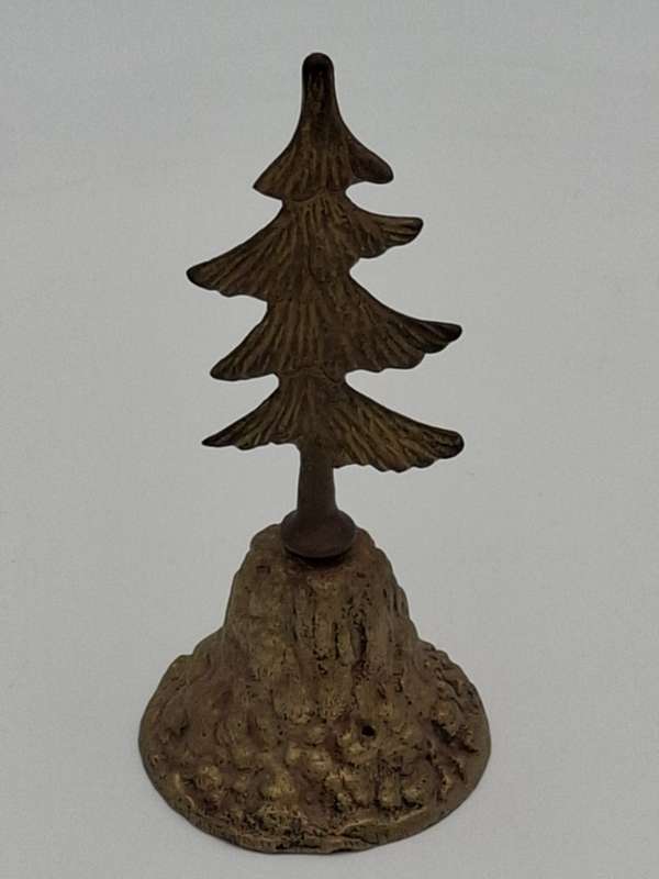 Vintage Brass Christmas Tree Bell