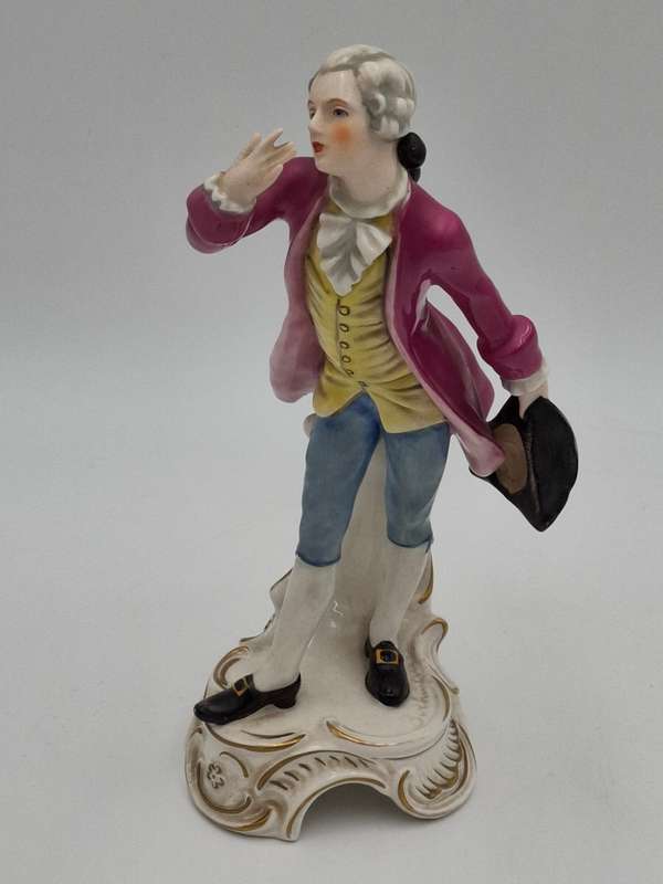Vintage Goebel Porcelain Figurine - West Germany - Gentleman bowing