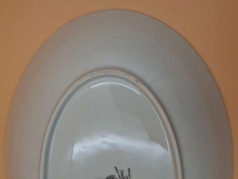 Vintage Royal Doulton Oval Serving Platter - Fine Bone China - Rose Elegans - perfect condition