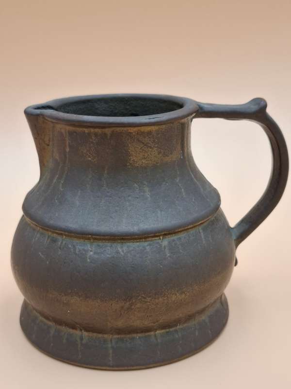 Antique Brass Hand forged Heavy Gauge Jug