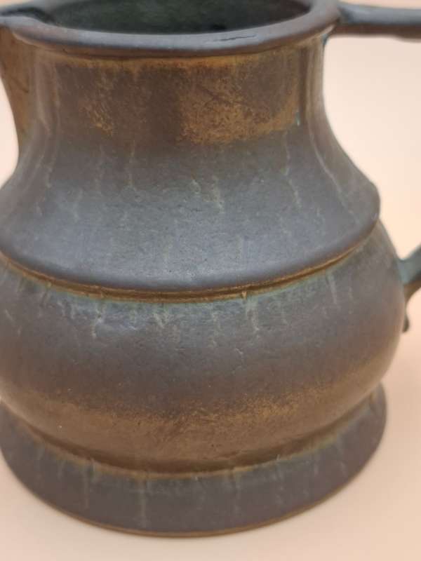 Antique Brass Hand forged Heavy Gauge Jug