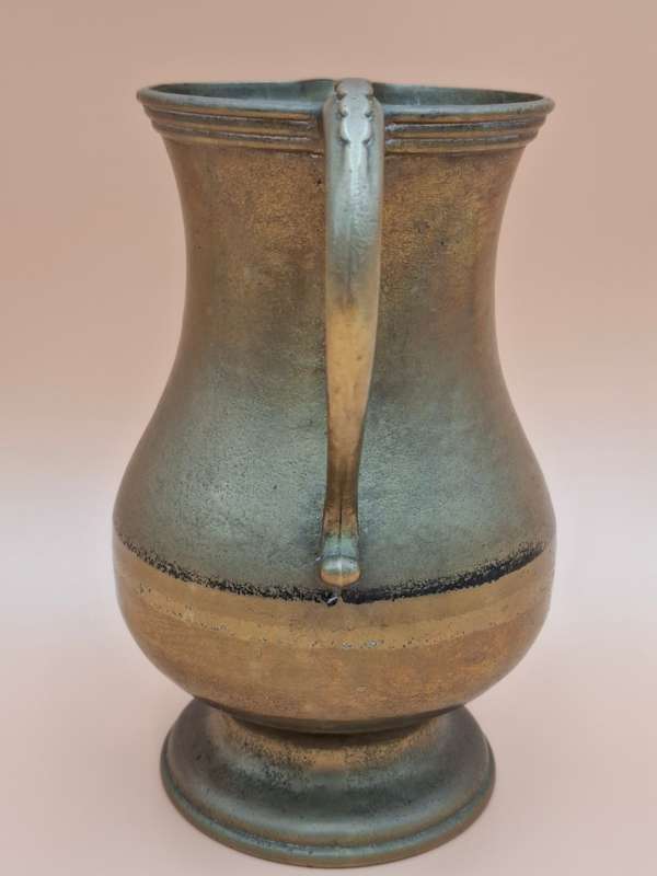 Vintage Belgian Messing Pitcher/Jug - Beautiful patina and versatile as Vase - 19cm High