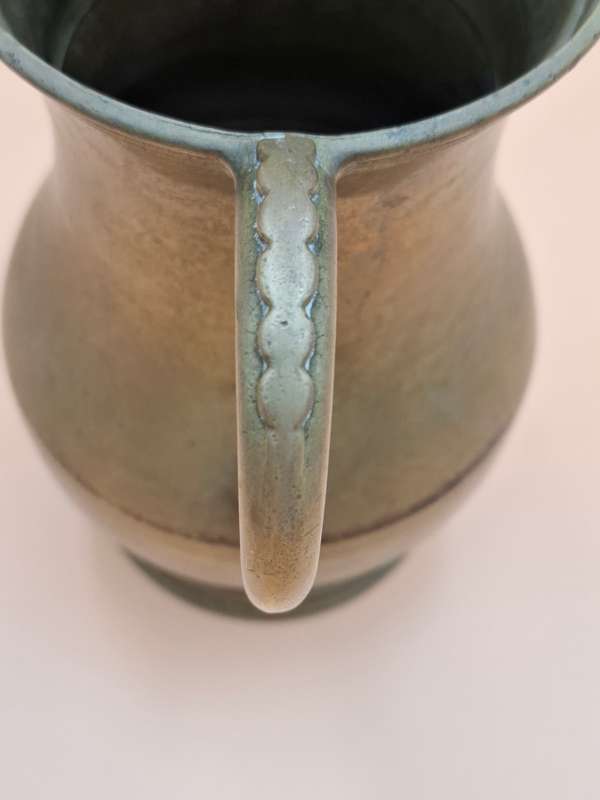 Vintage Belgian Messing Pitcher/Jug - Beautiful patina and versatile as Vase - 19cm High